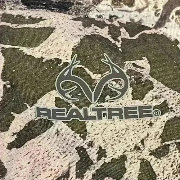 Realtree Jacket Mens XL Green Camoflauge Stretch Knit 1/4 Zip Outdoors ActiveNWT - Picture 7 of 12